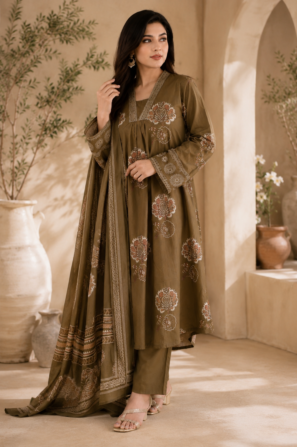 Pure Cotton Block Printed Premium Cotton Suit