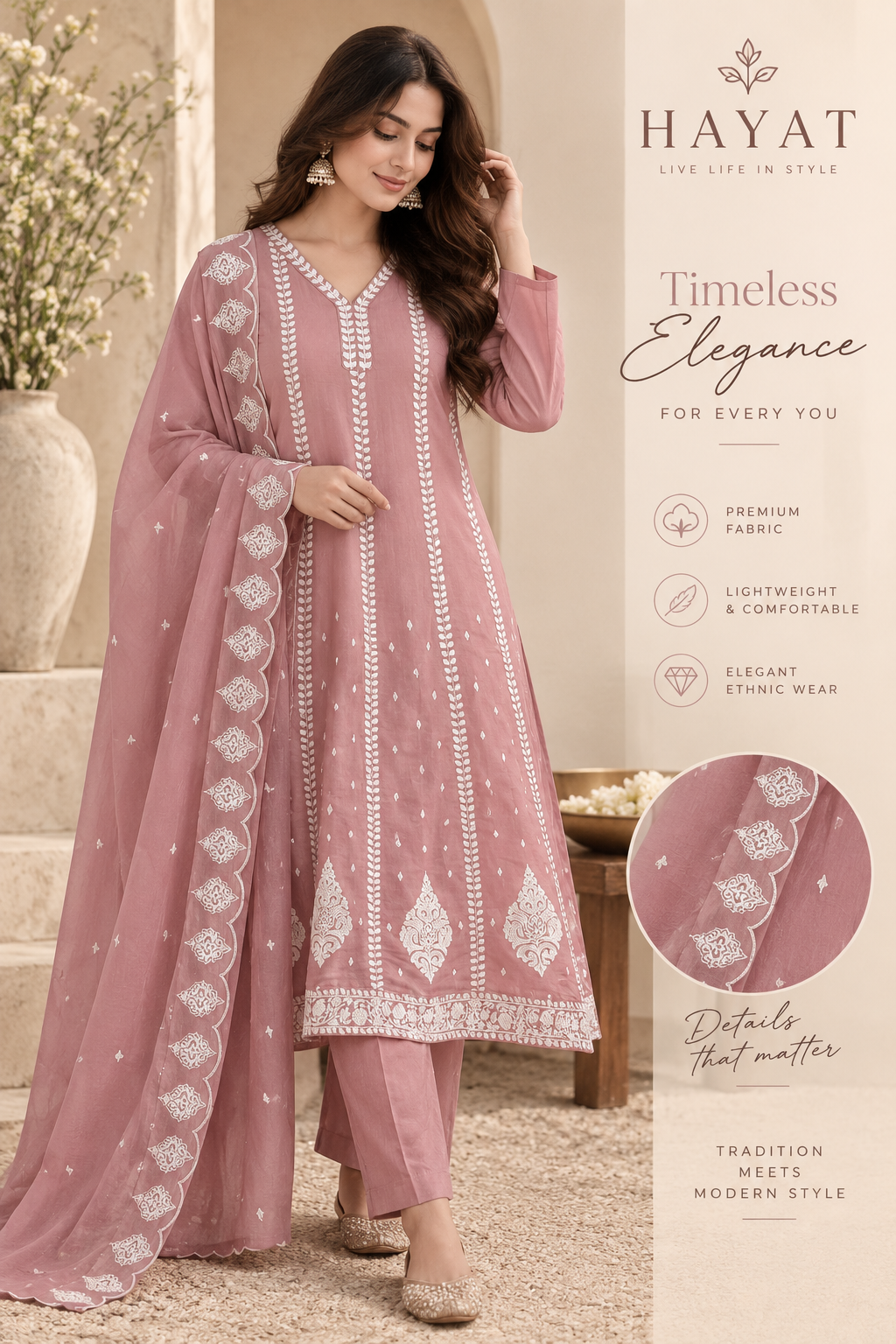 Pure Chanderi Silk with Mal Lining Anarkali Designer Kurta Set Neckline