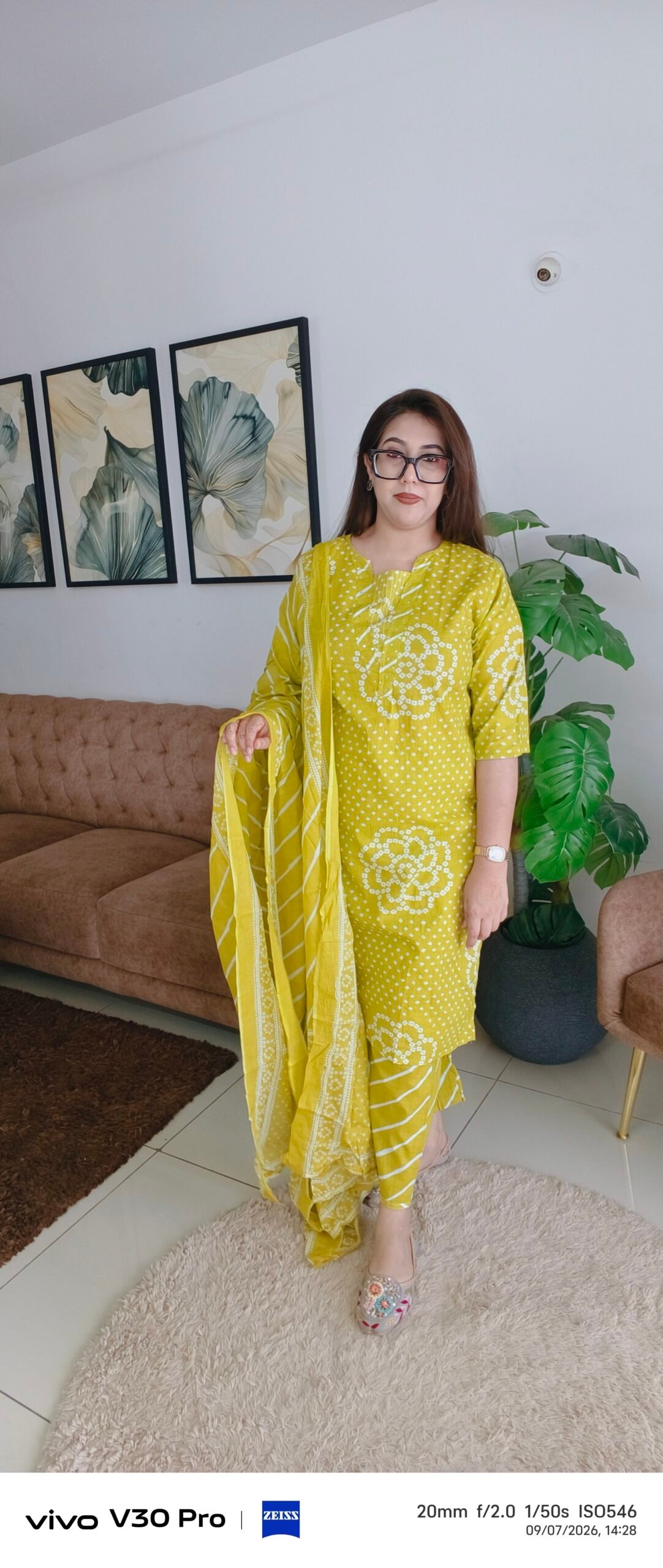 Printed Cotton Kurta Dupatta Set