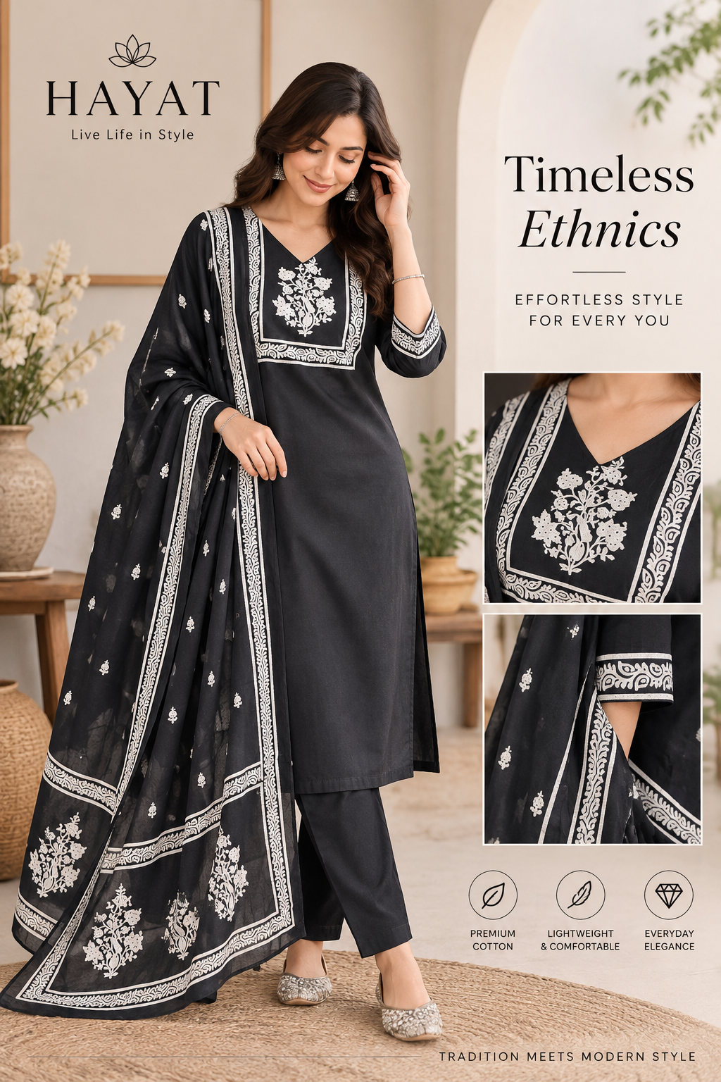 pure-cotton-60-60-cotton-block-printed-kurta-dupatta-set-2